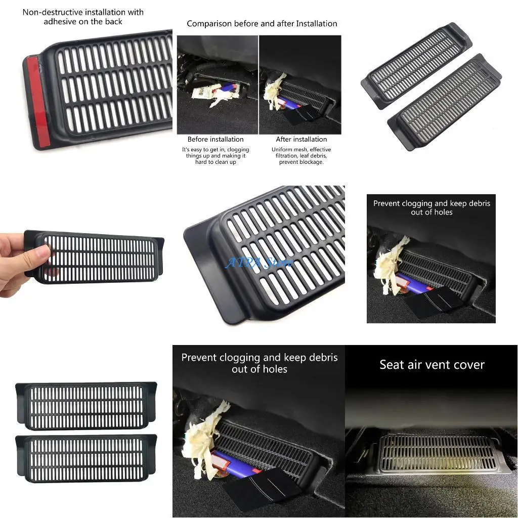 

U13C Anti-Blocking Rear Air Condition Outlet Shifter Cover Fit for Accessorie