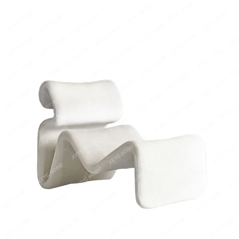 

Special-Shaped Curved S-Shaped Line Chair Creative Lazy Recliner Abstract Sofa
