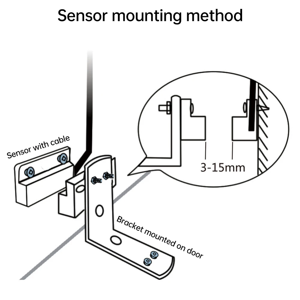 Tuya-Sensor inteligente para abrir portas de garagem, WiFi, abridor, controle remoto, 3000W, CA, 100-240V, Smart Life, Tuya