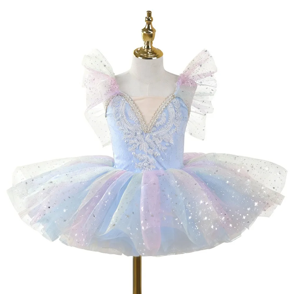 

Fashion Sequin Ballet Dress Modern Puffy Ballet Tutu Party Dress Dance Costumes Dance