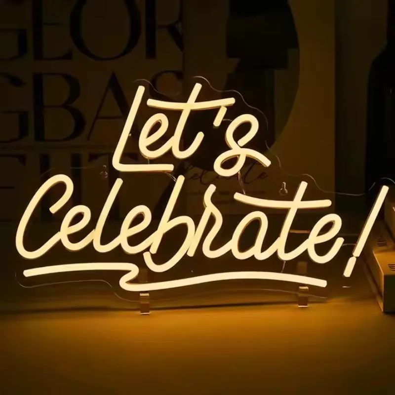 Luminous Theme Festive Decor PVC Material Blue Effect Light Emitting Diode Light Source Neon Signs Living Room Bar Club