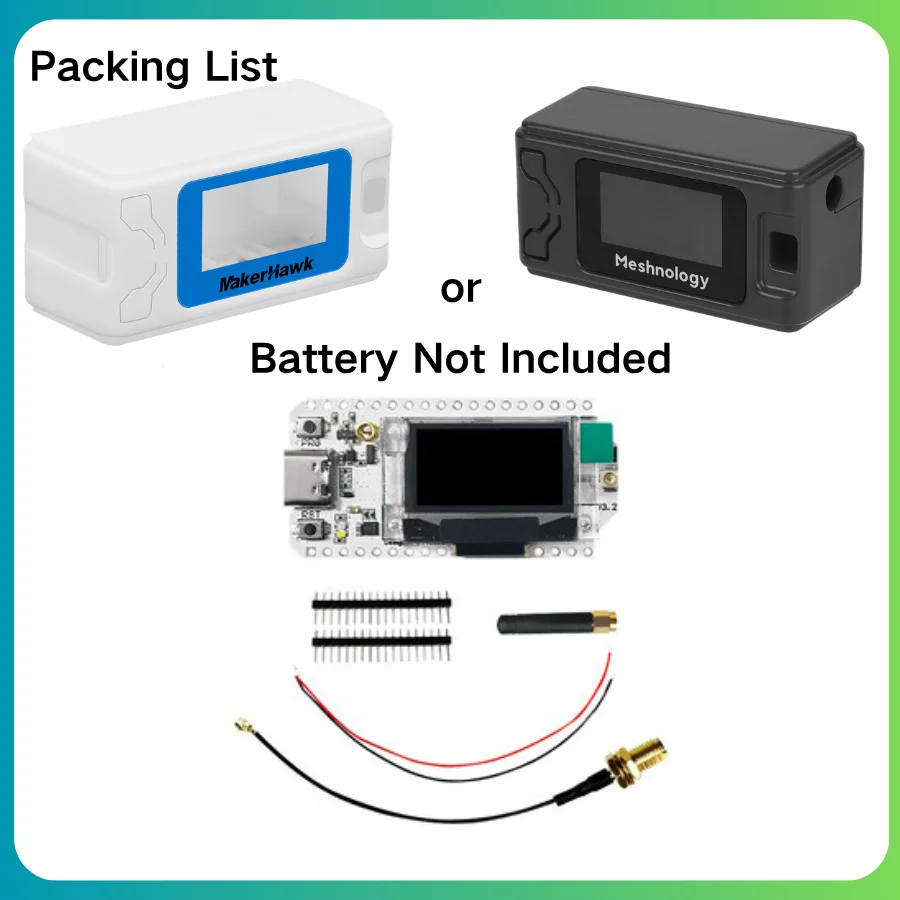 Heltec WiFi LoRa 32 V3 Development Board with Plastic Case ESP32 S3 SX1262 Meshtastic LoRaWAN Compatible OLED Display view 5