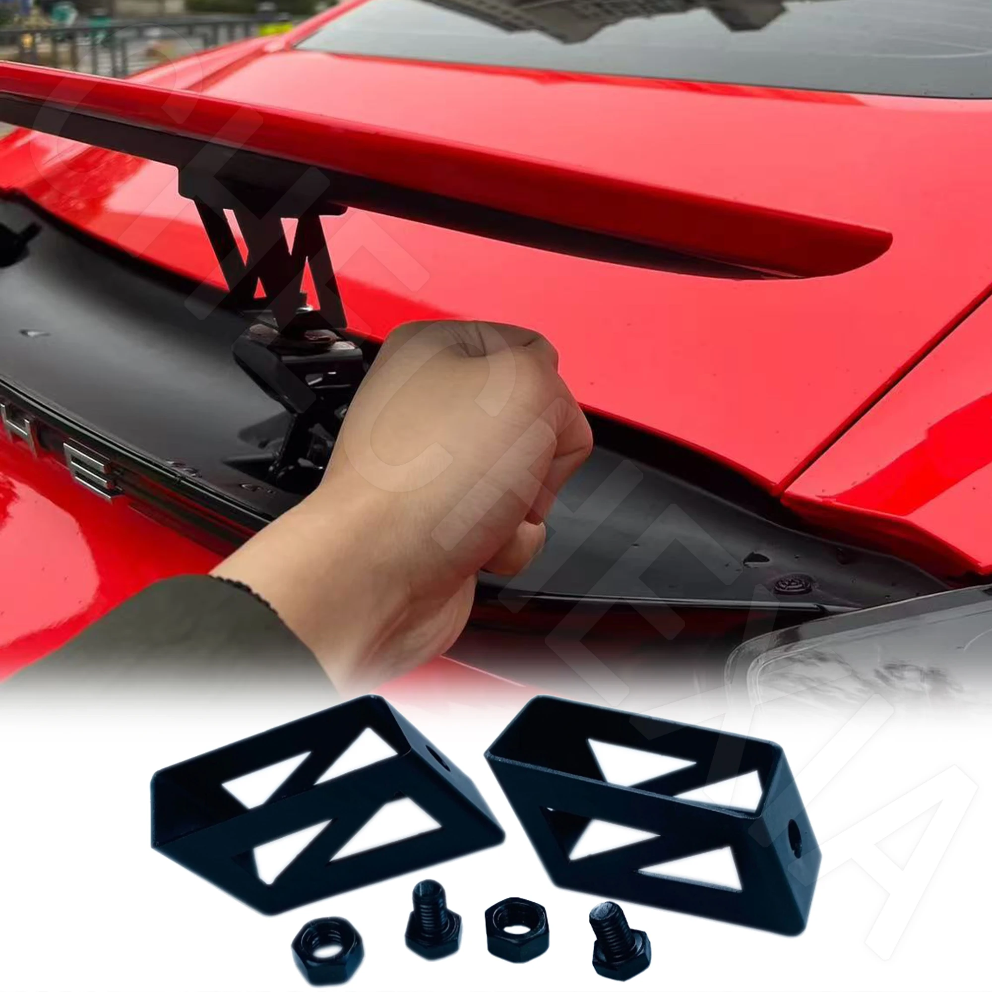 

Suitable for Porsche Cayman 981/718 Convertible Hardtop Car Bracket Original Factory Spoiler And Raised Bracket Accessories