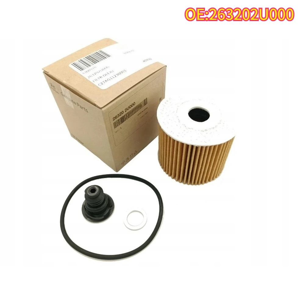 

High quality New 10Pcs For 263202U000 Oil Filter KIA CEED OPTIMA PROCEED SPORTAGE STONIC XCEED HYUNDAI i30 i40 KONA TUCSON 1.6