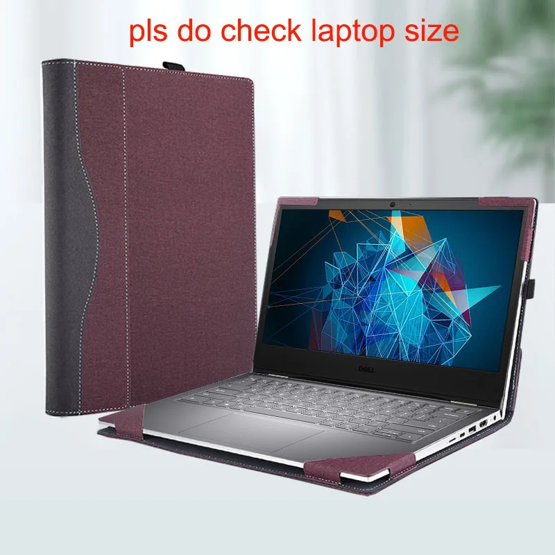 

Case For Dell Inspiron 14 5000 5493 Vostro 3400 3401 Laptop Sleeve Detachable Notebook PC Cover Bag Protective Skin Gift