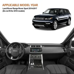 For Land Rover Range Rover Sport 2014 2015 2016 2017 Carbon Fiber ABS Plastic Car Gear Shift Knob Decorative Cover Accessories