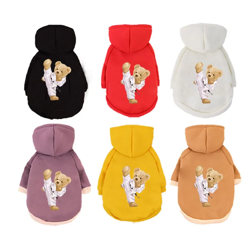 

1 Pc Pet Hooded Sweatshirt Cats & Dogs Fashion Winter Warm Clothes Suitable For Cats ,Teddy Golden Retriever