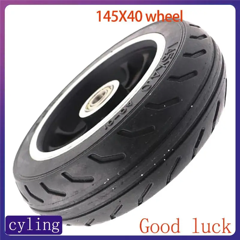 

Durable 145x40 6-Inch Solid Rubber Wheels for Electric Scooter Tire Replacement Parts
