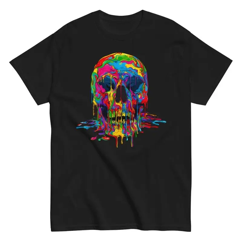 Dripping Skull Art T T Shirt Author'S Print Limited Quantity