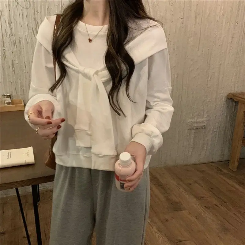 

Женские толстовки 2000-х годов, японские топы в консервативном стиле для учащихся средней школы, красивая укороченная основа с несколькими плечами, спортивная одежда с рукавами для подростков