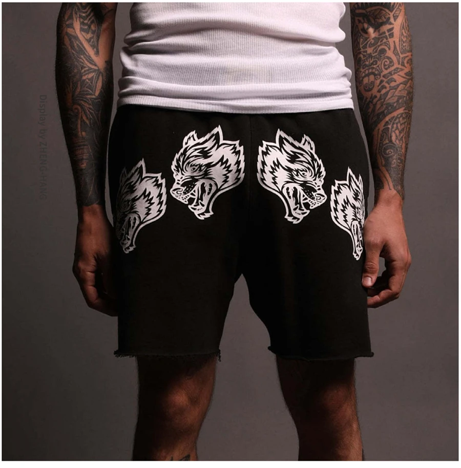 Men Running Fitness Shorts men Summer Gyms Workout Male shorts Cotton Breathable Quick Dry Sportswear Jogger Sports Shorts men