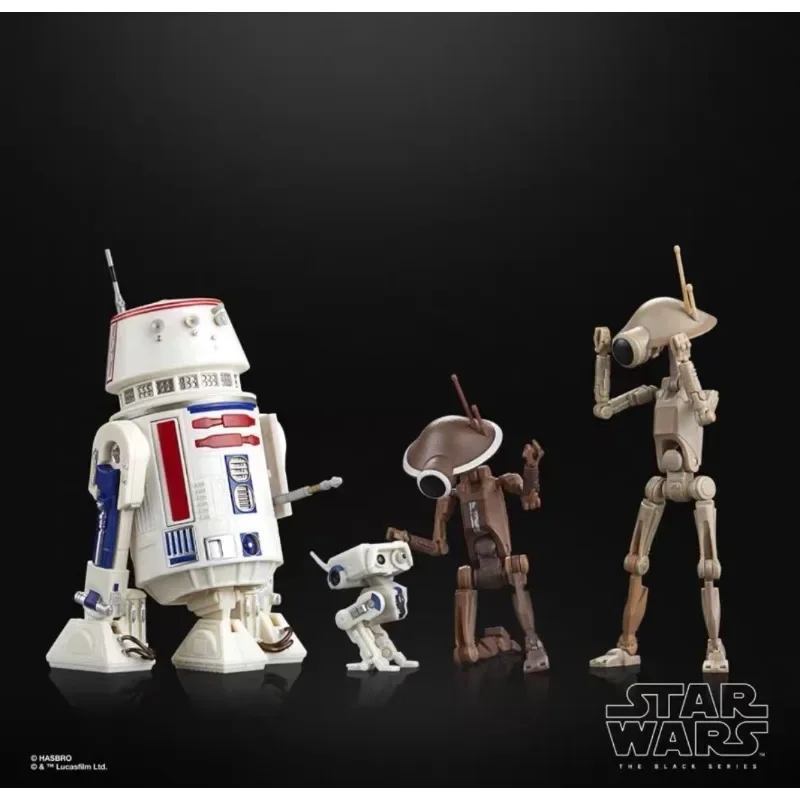 Original Hasbro Star Wars The Black Series R5-D4, BD-72 & Pit Droids Action Figure Toys Gift Model