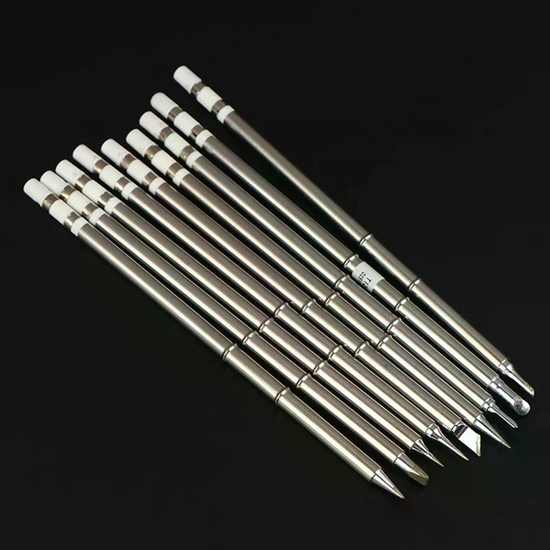 Compatible T12 Soldering Iron Tips T12 K I ILS J02 JL02 KU Welding Head For Hakko FX951 T12 Soldering Station DIY Tools