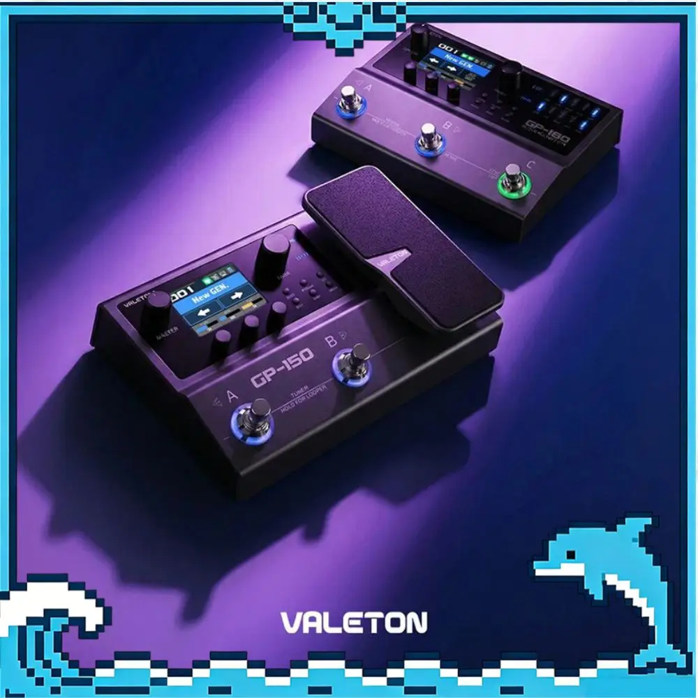 

Цифровой гитарный процессор эффектов Valeton GP-150 GP180 с моделированием усилителей NAM и 20 сторонними IR-файлами, конвертация файлов NAM