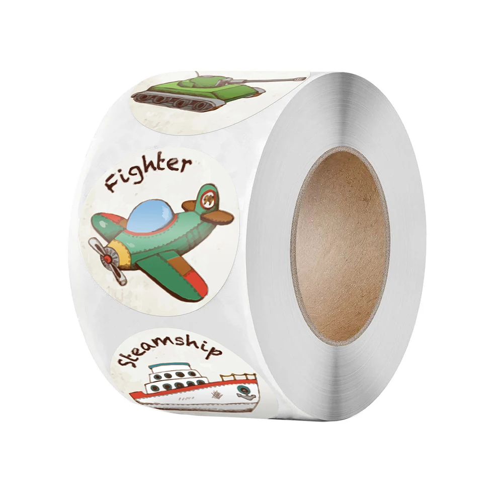 100-500pcs Truck Stickers for Kids Scrapbooking Reward Sticker Construction Car Birthday Party Gift Toy Decor for Children - Image 6