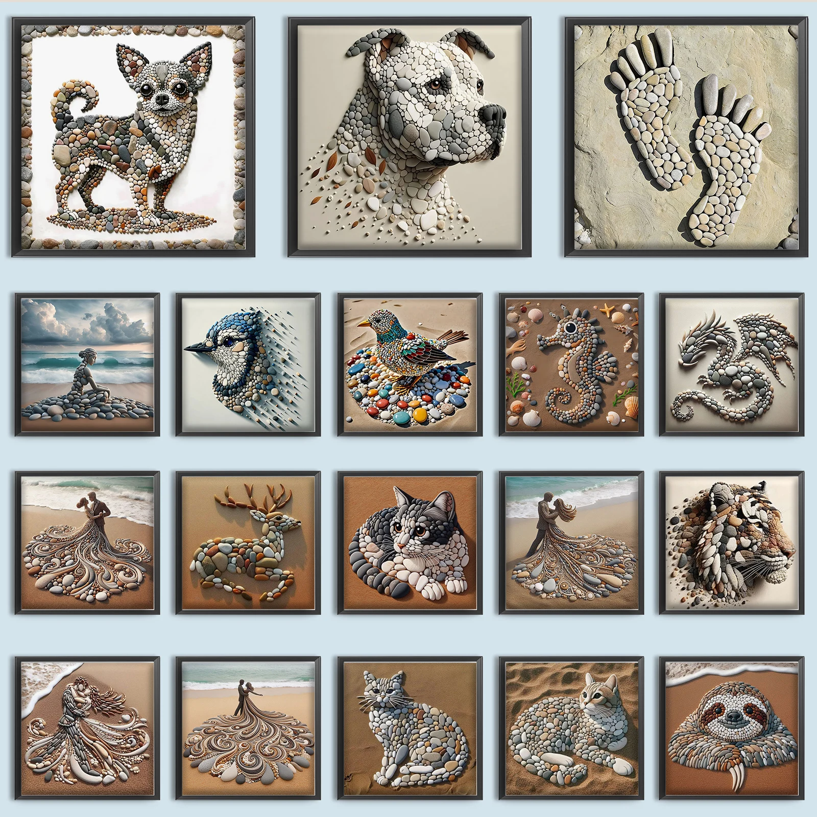 Resin Art Ideas - Kits de Pintura de Diamantes 5D
