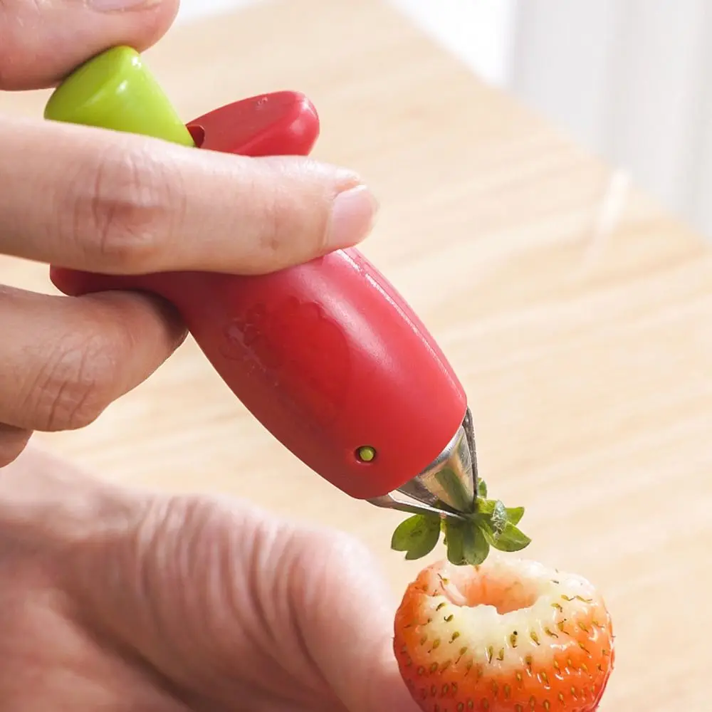 Stainless Steel Strawberry Huller Pineapple Stalk Corers Fruit Stem Remover Creative Design Tomato Stem Remover