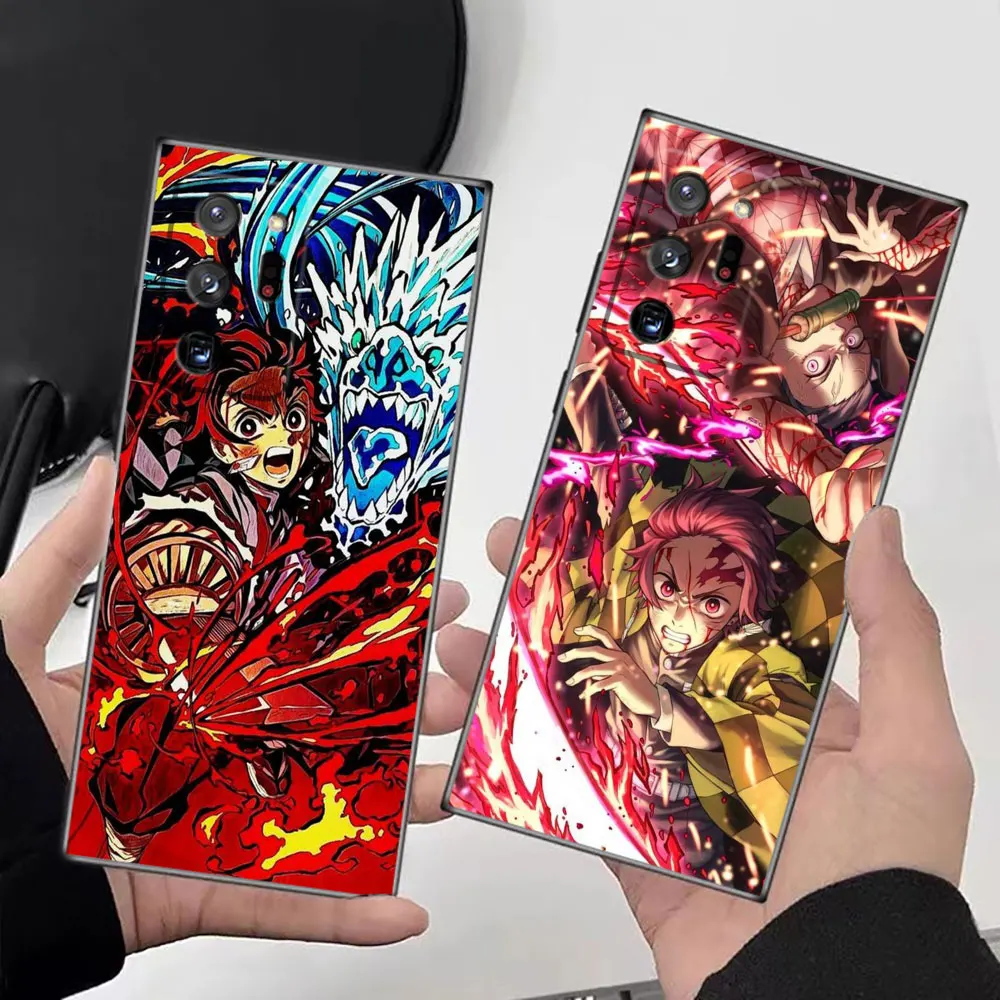 Anime Demon Slayer Tanjiro Case For Samsung Galaxy NOTE 20 10 9 8 M54 M53 M51 M33 M32 M31 M30 M30S M23 J8 J7 J6 Plus Funda Case