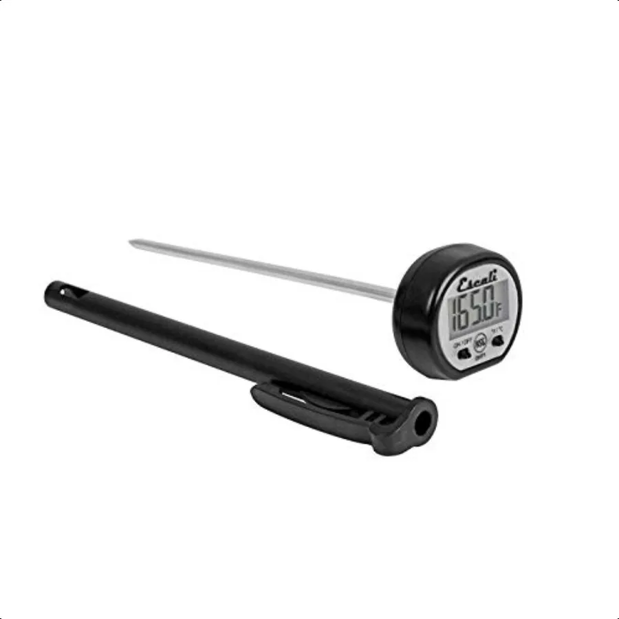 

Кухонный термометр с цифровым дисплеем, мишень для приготовления мяса, дизайн с защитой от рулона, удлиненный держатель зонда, сертифицированный NSF