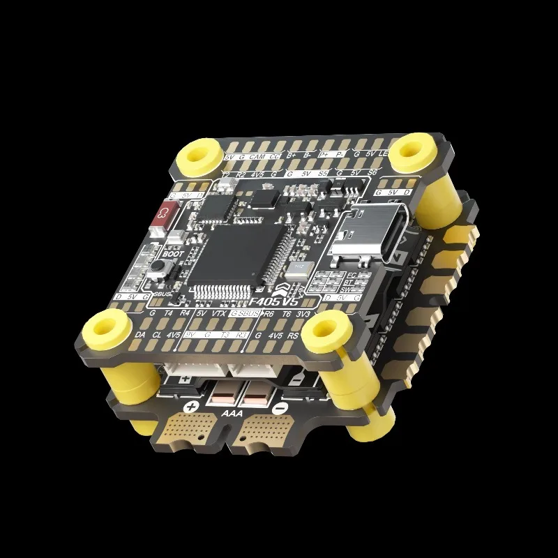 SpeedyBee F405 V5 Stack | 55A 4-in-1 OX32 ESC, 30.5mm Flight Controller for FPV Racing Drones