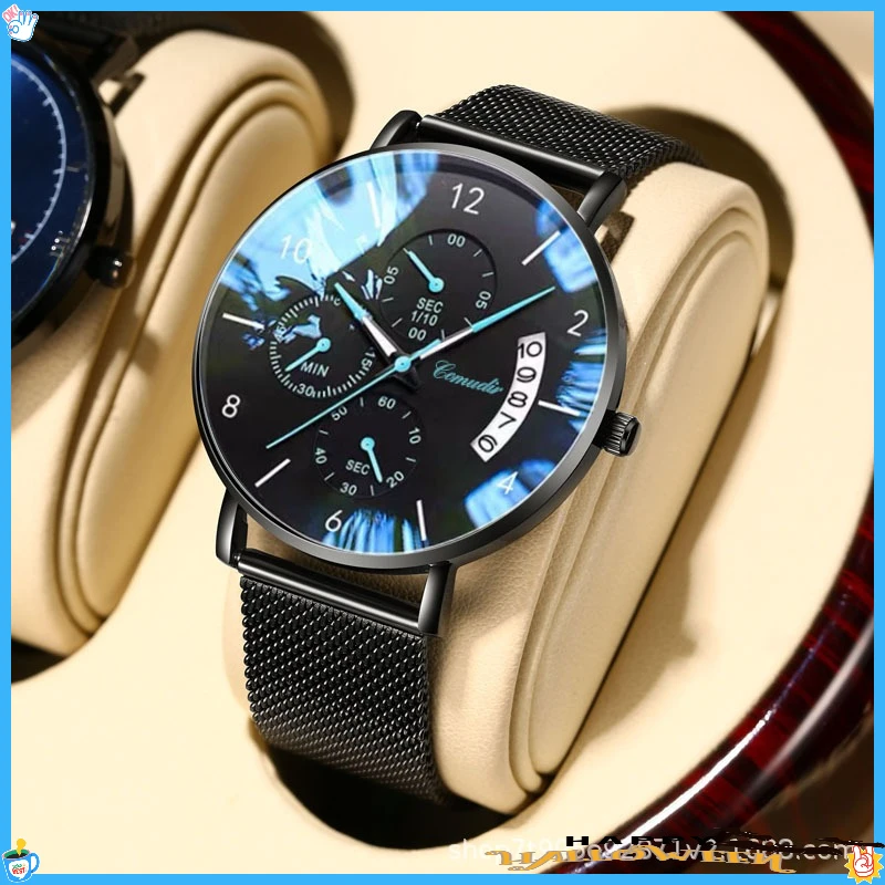 

Ultra-thin automatic mechanical watch watch men's Korean version student quartz watch calendar luminous waterproof tide gift