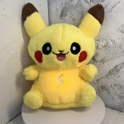 Pokemon Breathing Pikachu Glowing Doll Cartoon Anime Character Doll Accessories Kawaii Soothing Baby Toy Gift Room Decoration