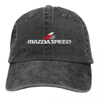 Mazdaspeed Men Women Baseball Caps Mazdaed Miata Rx7 Rotary Engine Turbo Jdm Distressed Cotton Caps Hat Fashion Outdoor Headwear