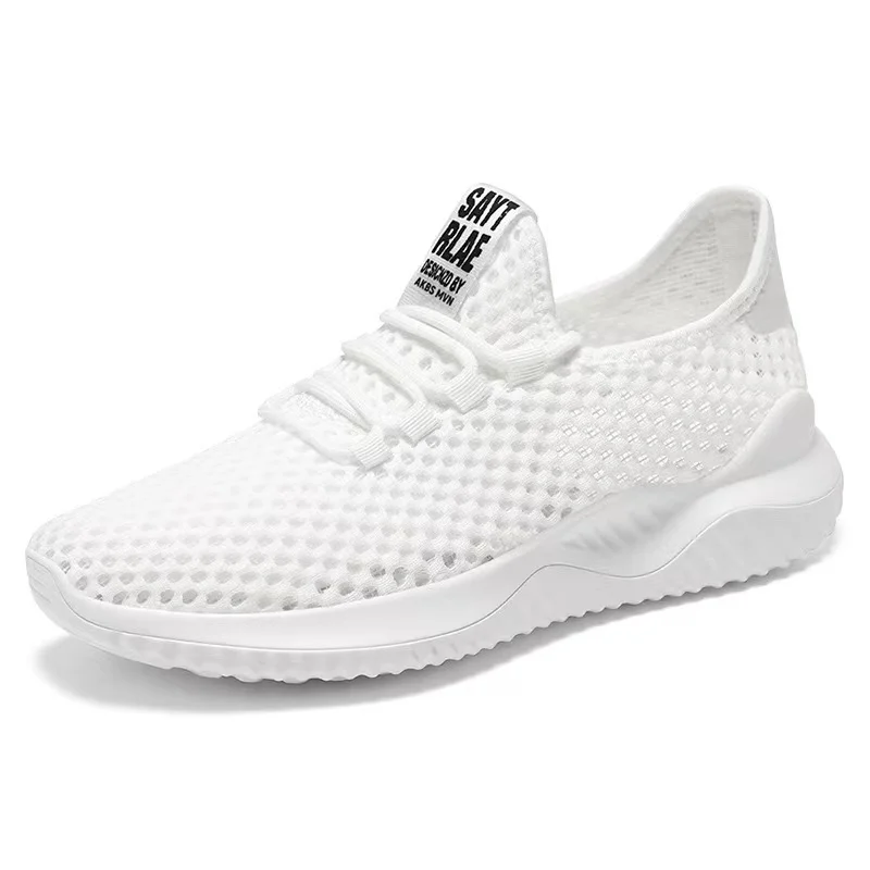 Men Tennis Shoes 2024 Breathable Top Mesh Male Sport Shoes Slip-on Boys Fashion Footwear Sneakers Outdoor Flats Tenis Hombre