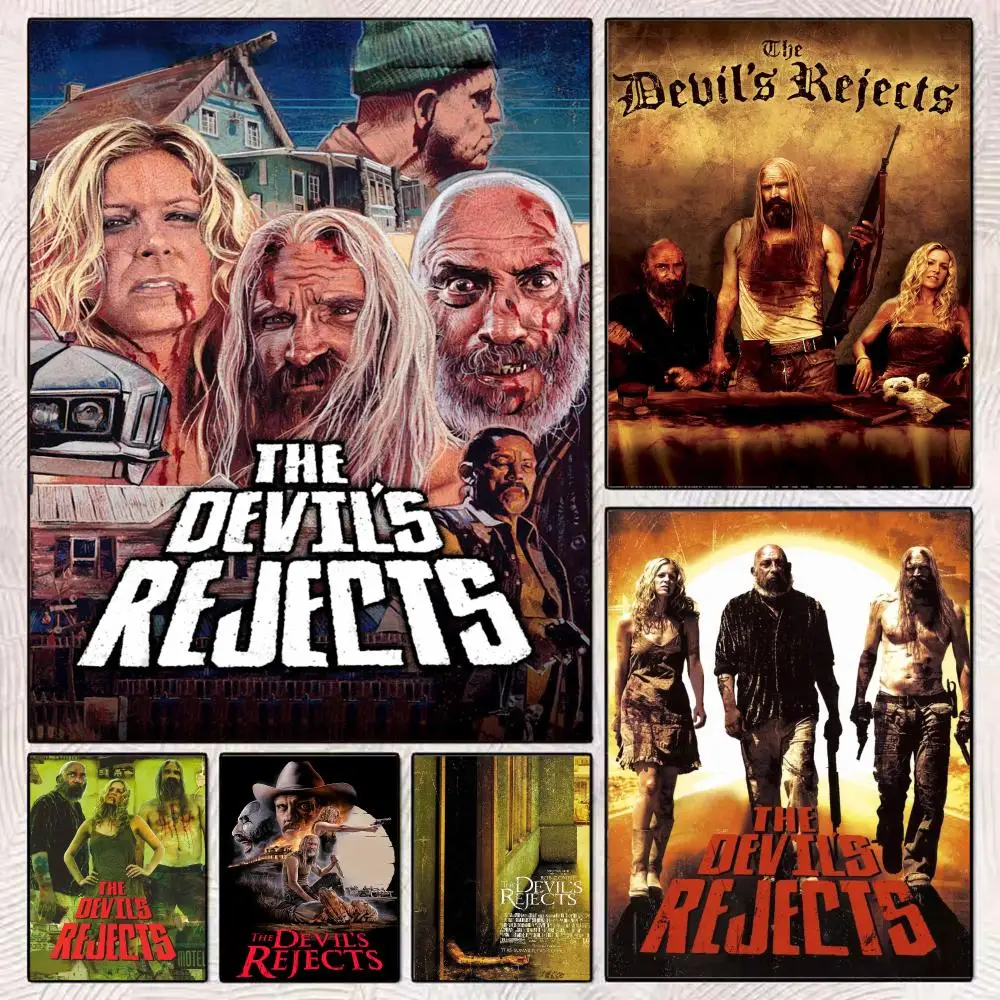 Horror Movie T-The Devils Rejects Poster Modern Minimalist Wall Art Prints Poster Home Decor Interior Bedroom Living Room