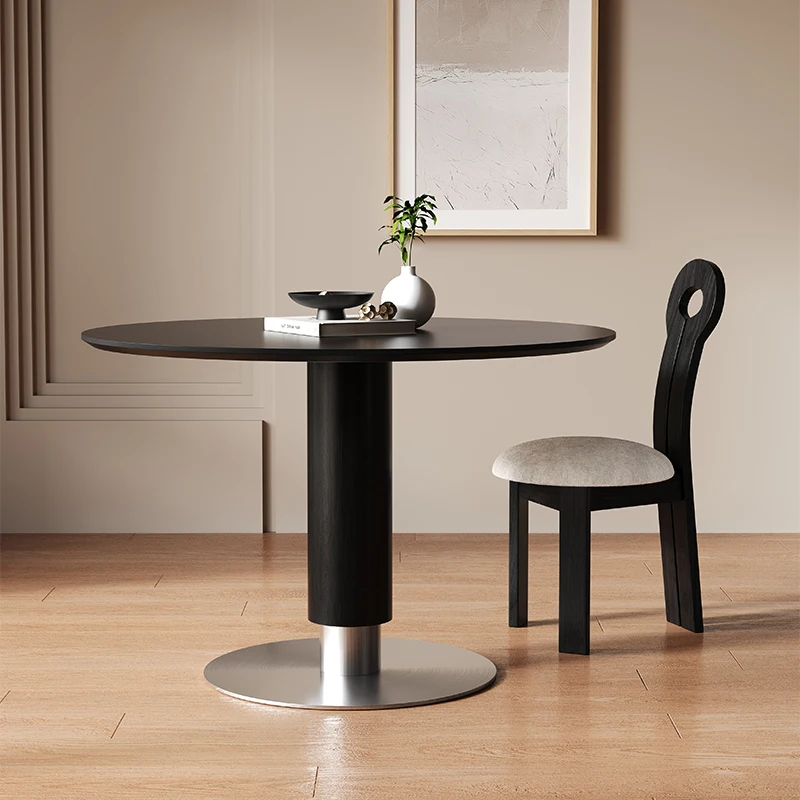 

6 People Study Dining Tables Nordic Coffee Table Round Modern Dining Tables Read Books Metal Home Furniture La Mesa MHCZ
