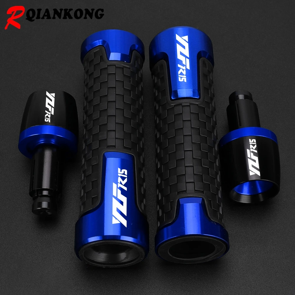 For YAMAHA YZFR15 YZF R15 YZF-R15 2008 2009 2010 2011-2026 Motorcycle Handlebar Grips Bar Ends Hand Grip Plug Slider End Caps