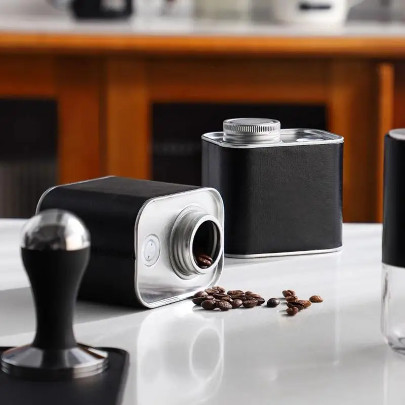Coffee Canister Freshness Preserving Coffee Container Single-Way Valve Vacuum-Sealed Smell-Proof Multipurpose Jar For Tea Cafe view 3