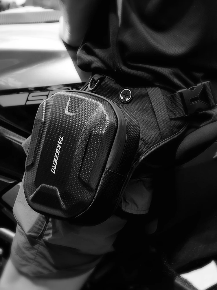 دراجة نارية الساق الجانب حقيبة مقاوم للماء دراجة الفخذ حقيبة بحزام سعة كبيرة ركوب الدراجات حقيبة كروسبودي لركوب الرياضة في الهواء الطلق #5