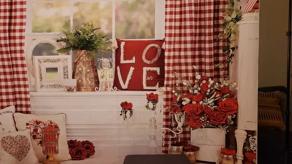 Valentinstag Hintergrund für Fotografie Fehlersuche 14 rote Rose Liebe Herz Luftballons Hochzeit Fototermin Hintergrund Fotostudio Requisite