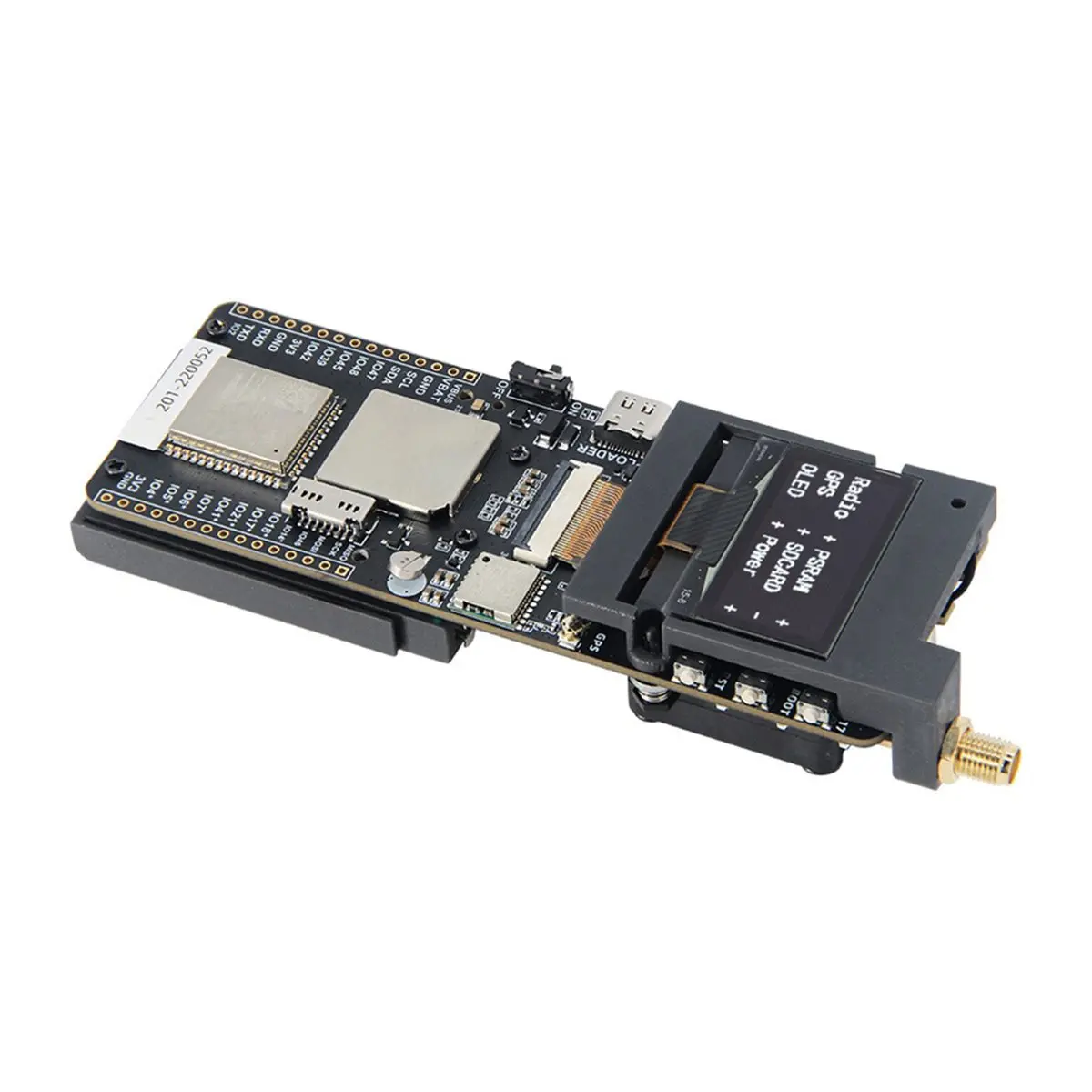 AA86 T-BEAM 1W ESP32-S3 Wireless RF Module SSX1262 Low Power Development Board with 1.3-Inch OLED GPS SD Crad 915MHz