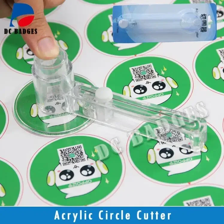 Best-se 32mm Button Maker Machine Shaking Head Button Maker Kit Include Acrylic Paper Cutter And 1000pcs Safety Pin Button Badge