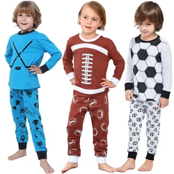 Pajamas for Kids Football Boys Basketball Baseball Sleepwear Set Toddler Halloween Carnival Sport Nightwear