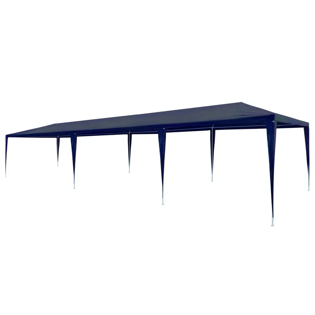 Vidaxl Blue Party Tent 3X9 M Pe Outdoor Products Sunshade And Rainproof Outdoor Decoration