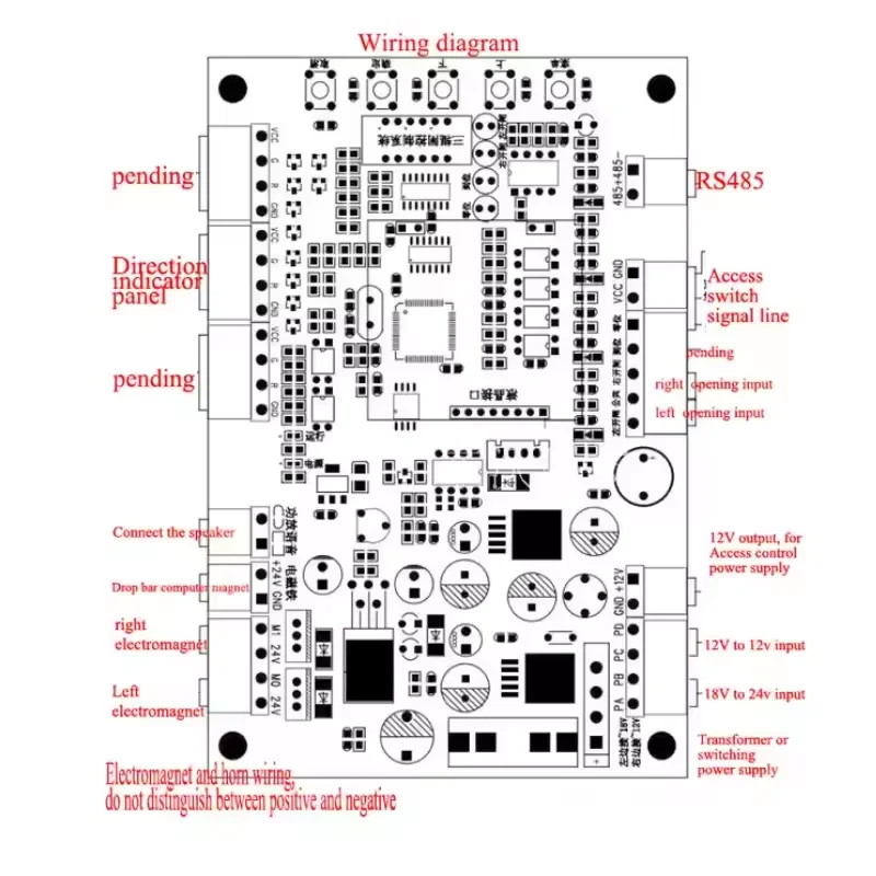 Tripod Turnstile Gate Mother Board Common Access Control Board for Semi-tripod Turnstile Tripod Barrier Gate