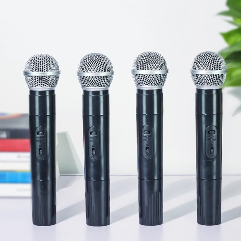 Artificial Handheld Microphone Simulation Fake Mic Prop Toy Festival 1PC Fake Plastic Mic