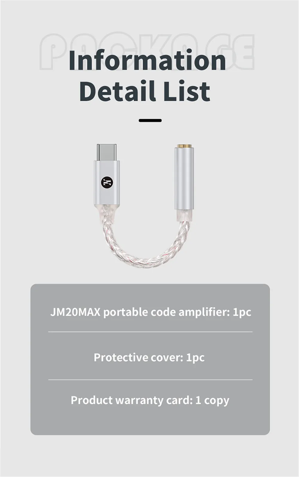 JCALLY JM20 Max CS43131 Typ C auf 3,5 mm HiFi DAC JM20 Digitale Audiodekodierung USB C Kopfhörer AMP Adapter für Android iPhone 15 16 – Detail 32