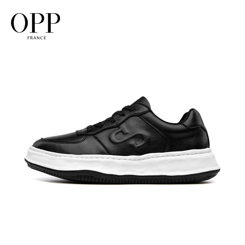 OPP 2023 New Air Sneakers High-end Skate Shoes Genuine Leather Sports Casual Shoes Fashion Luxury Design Board Shoes