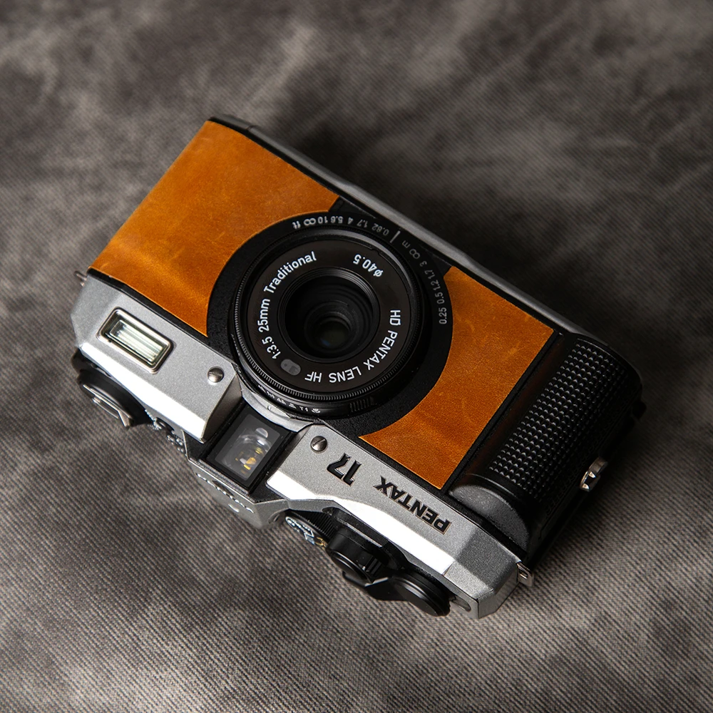 

Genuine Leather Camera Decorative Sticker Grip Skin for PENTAX 17 Skin Decal Skin Personality DIY Camera Sticker Accessories