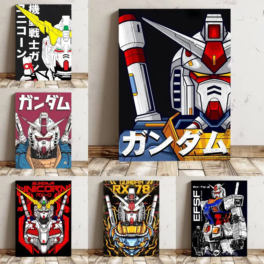 Affiche de dessin animé m-mobile suit g-gundam, autocollant mural étanche imprimé de haute qualité pour Bar, décoration de salon, cadeau