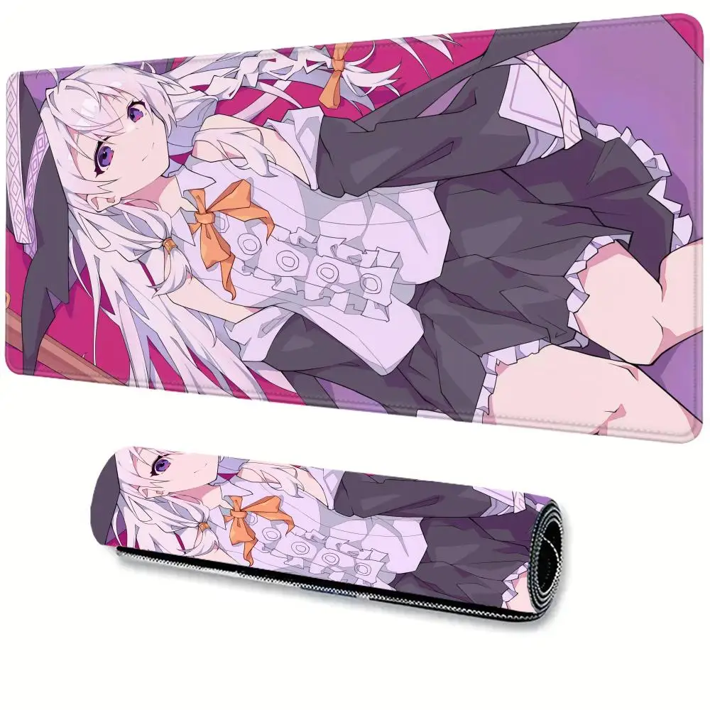 Wandering Witch The Journey Of Elaina Anime Mousepad Large Gaming Mouse Pad LockEdge Thickened Computer Keyboard Table Desk Mat
