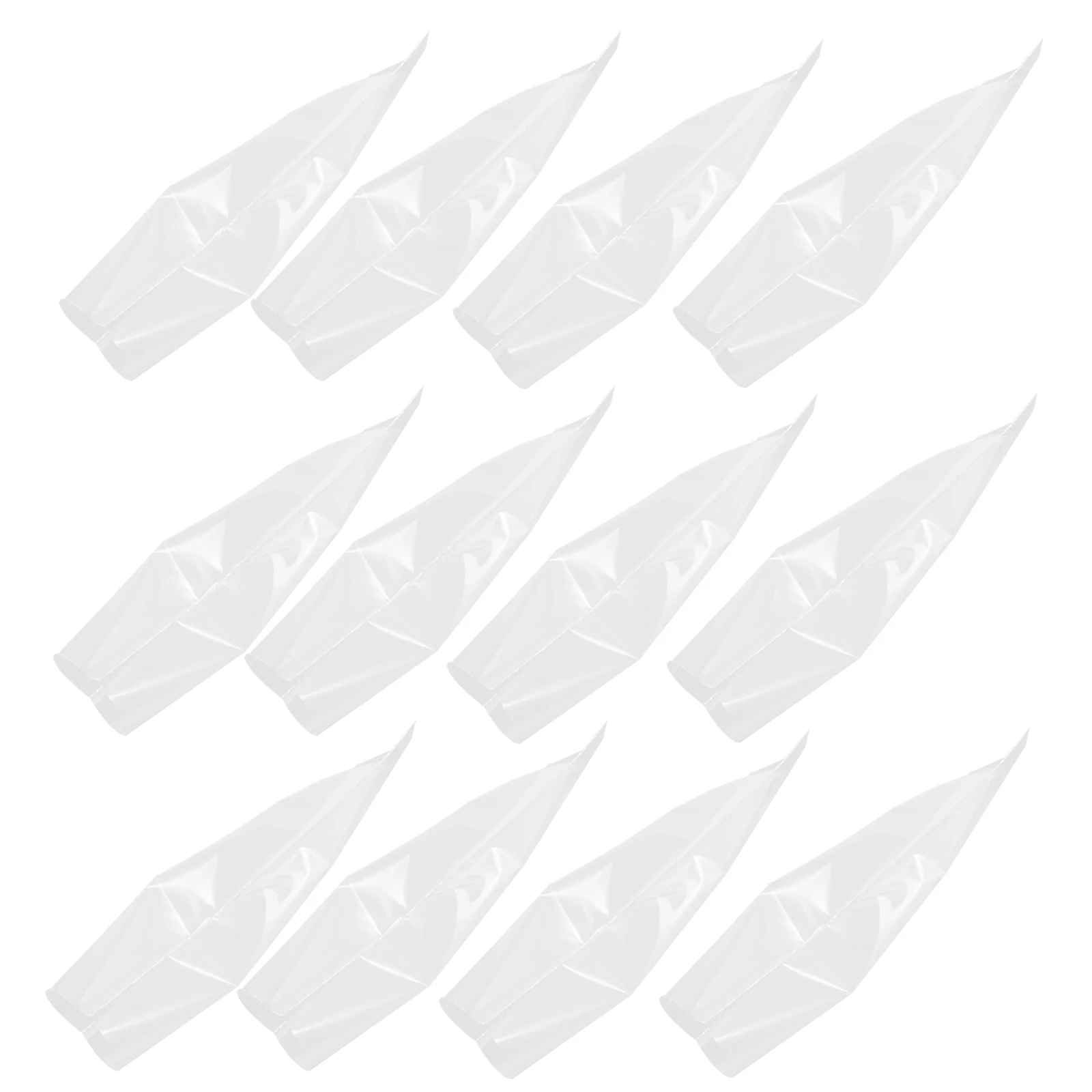 

100pcs Clear Bag Folding Umbrella Bag Waterproof Travel Storage Pouch Foldable Portable Cover Lightweight