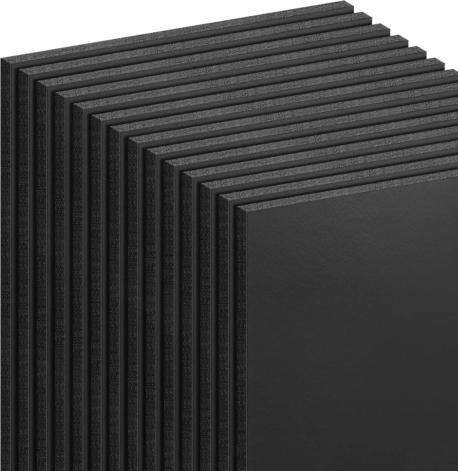 20 Pcs Large Foam Boards Bulk Foam Core Backing Board 3/16 Inch Thickness Foam Core Board Foam Poster Boards for Presentations, School, Office, Art Projects(Black,20 x 30 x 3/16 Inches)