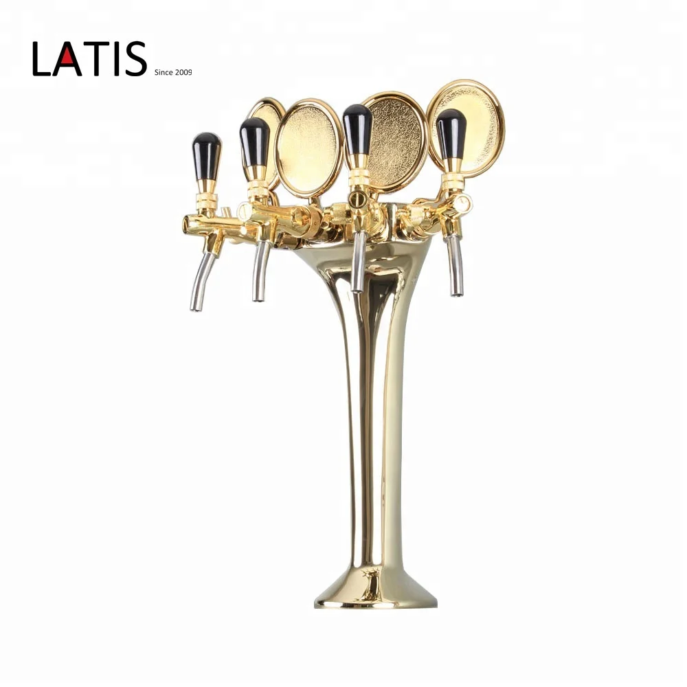 Beer bar counter top Tap draft beer Column tower with  all accessories for cooling beer cooler