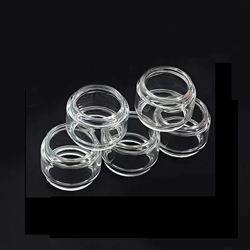 5PCS Bubble Fat Glass Tube For L200 S100 M100 Z50 SHIELD Tank CREED Ammit 25 RTA  Ammit MTL Alpha Mini Glass Tank