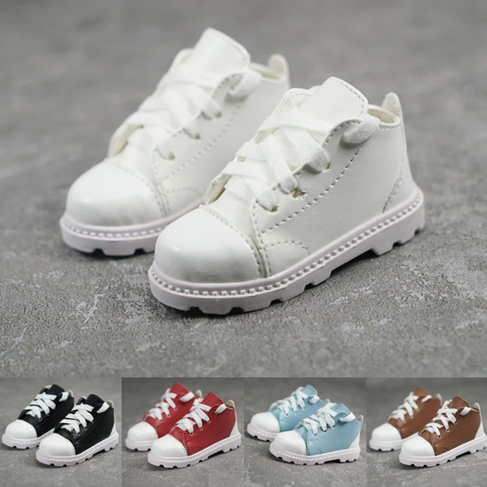 

M1042 children handmade toy 1/3 1/4 uncle Doll Accessories BJD/SD doll shoes Lace-up stitching casual shoes 1pair